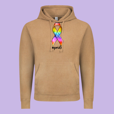 Vintage Hoodie pride ribbon