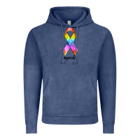 Vintage Denim pride ribbon Vintage Hoodie - texasbilliewilder