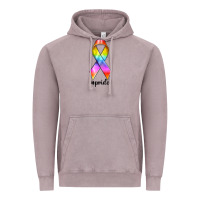 Vintage Zinc pride ribbon Vintage Hoodie - texasbilliewilder