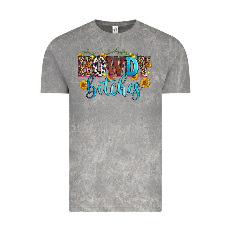 Howdy Bitches Vintage Tee by Zillion Design Studio | Teevron