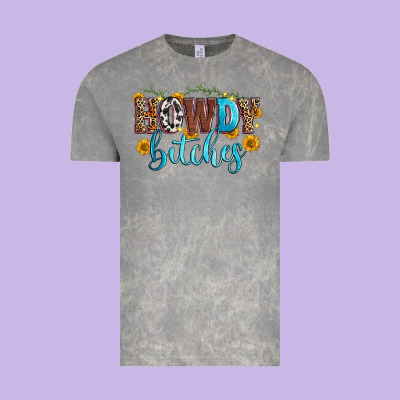 Howdy Bitches Vintage Tee Designed By Zillion Design Studio