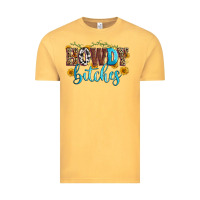 Vintage Mustard howdy bitches Vintage Tee - Zillion Design Studio
