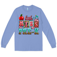 Colony Blue little miss pre k Long Sleeve Tee - AdoDesignShop