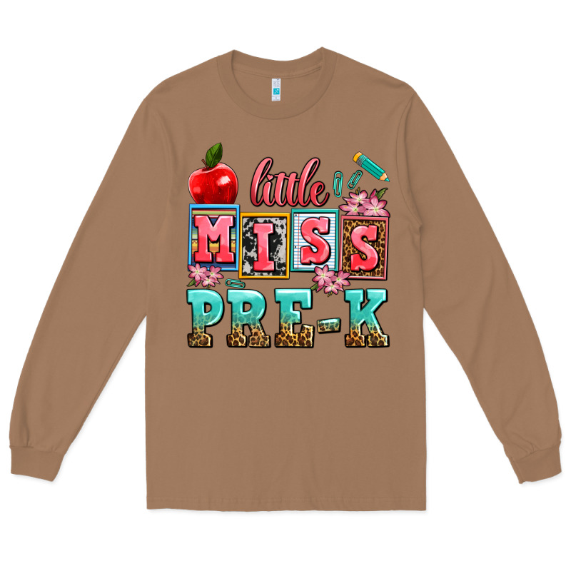 Little Miss Pre K Long Sleeve Tee by AdoDesignShop | Teevron