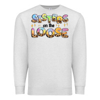 Oatmeal Heather sisters on the loose Premium Sweatshirt - MaliasSmallBusiness