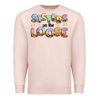 Pale Pink sisters on the loose Premium Sweatshirt - MaliasSmallBusiness