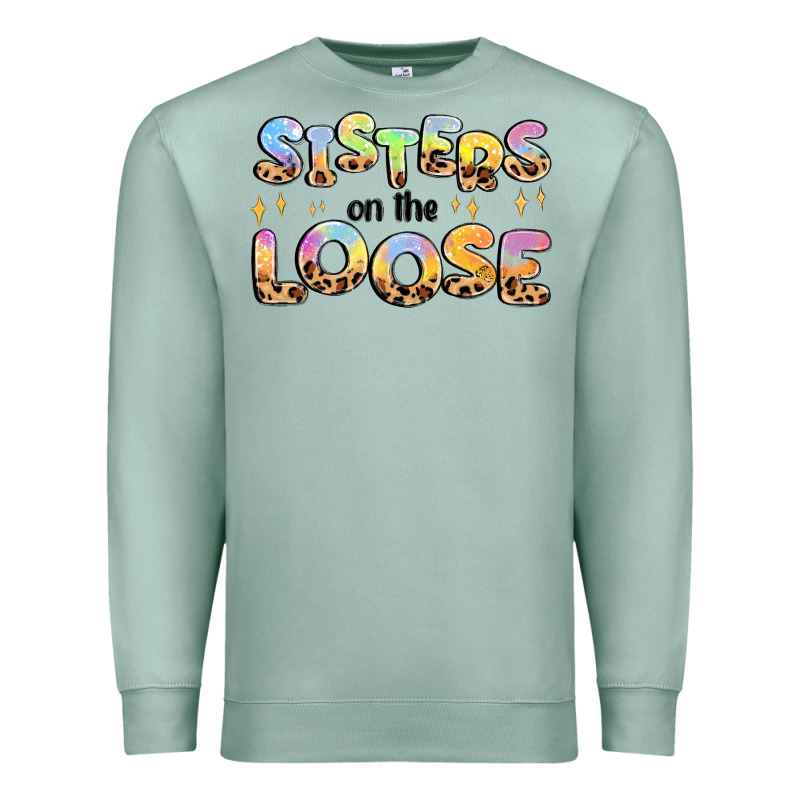 Sisters On The Loose Premium Sweatshirt by MaliasSmallBusiness | Teevron