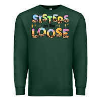 Sports Green sisters on the loose Premium Sweatshirt - MaliasSmallBusiness