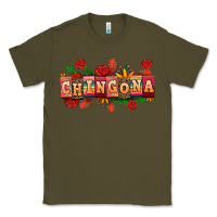 Army Green chingona Classic Tee - AdoDesignShop