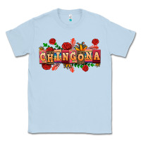 Dusty Blue chingona Classic Tee - AdoDesignShop