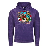 Cloud Purple Christmas sunflower gemstone nurse Vintage Hoodie - JahusDesignShop