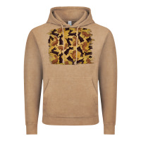 Vintage Coffee Bunny Pattern Vintage Hoodie - RanaPortraitStore