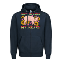 Navy western don't go bacon my heart pig Zipper Hoodie - Artiststas
