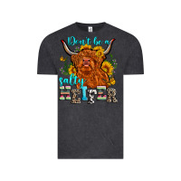 Vintage Black don't be a salty heifer Vintage Tee - Zillion Design Studio