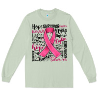 Matcha breast cancer ribbon Long Sleeve Tee - JahusDesignShop