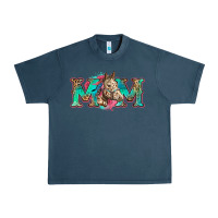 Midnight Navy mom horse Urban Heavy Tee - Zillion Design Studio