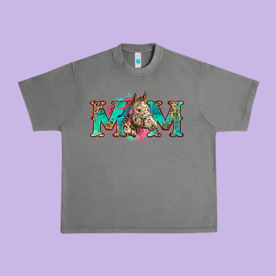 Mom Horse Urban Heavy Tee Designed By Zillion Design Studio