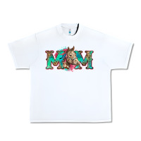 White mom horse Urban Heavy Tee - Zillion Design Studio