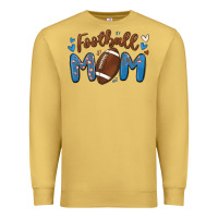 Antique Gold football mom Premium Sweatshirt - MaliasSmallBusiness