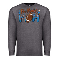 Charcoal Heather football mom Premium Sweatshirt - MaliasSmallBusiness
