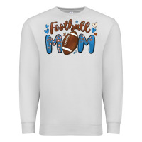 Dove Grey football mom Premium Sweatshirt - MaliasSmallBusiness