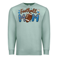 Seafoam football mom Premium Sweatshirt - MaliasSmallBusiness
