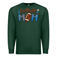 Sports Green football mom Premium Sweatshirt - MaliasSmallBusiness