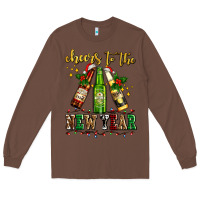 Chestnut cheers to the new year with beers Long Sleeve Tee - AdoDesignShop