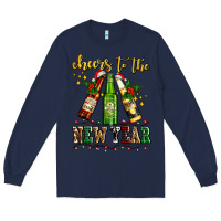 Navy cheers to the new year with beers Long Sleeve Tee - AdoDesignShop