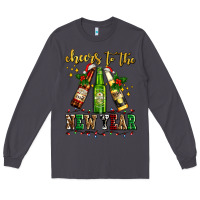 Smoke cheers to the new year with beers Long Sleeve Tee - AdoDesignShop