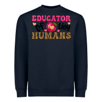 Navy educator of tiny humans Heavyweight Sweatshirt - texasbilliewilder