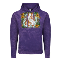Cloud Purple Bunny With Flower Leopard Vintage Hoodie - RanaPortraitStore