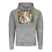 Cloud Rock Bunny With Flower Leopard Vintage Hoodie - RanaPortraitStore