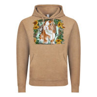 Vintage Coffee Bunny With Flower Leopard Vintage Hoodie - RanaPortraitStore
