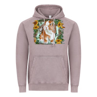 Vintage Zinc Bunny With Flower Leopard Vintage Hoodie - RanaPortraitStore