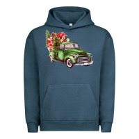 Pigment Midnight Navy green truck Urban Hoodie - Bettercallsaul