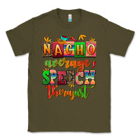Army Green nacho average speech therapist Classic Tee - AdoDesignShop