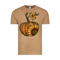 Vintage Camel pumpkin with sunflower Vintage Tee - RanaPortraitStore