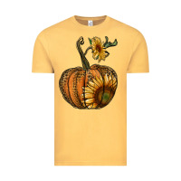 Vintage Mustard pumpkin with sunflower Vintage Tee - RanaPortraitStore