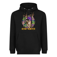 Black bead hunter Heavyweight Hoodie - MaliasSmallBusiness