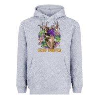 Heather Grey bead hunter Heavyweight Hoodie - MaliasSmallBusiness