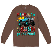 Chestnut ready to school crush preschool Long Sleeve Tee - AdoDesignShop