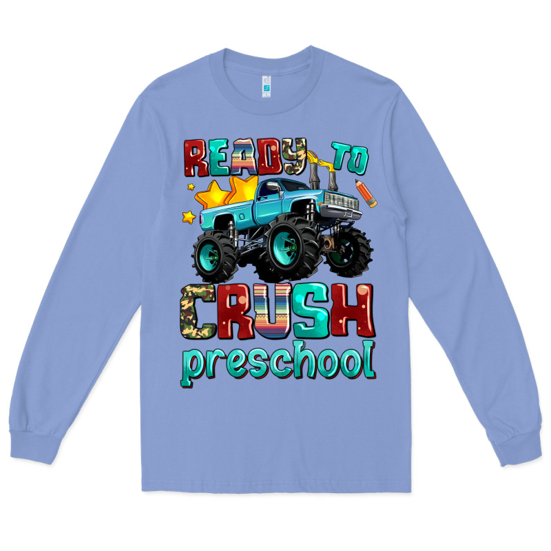 Ready To School Crush Preschool Long Sleeve Tee by AdoDesignShop | Teevron