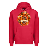 Cardinal Thanksgiving Turkey With Tartan Patch Premium Hoodie - BundleAndBundleShop