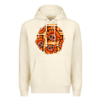 Sandshell Thanksgiving Turkey With Tartan Patch Premium Hoodie - BundleAndBundleShop