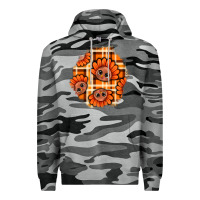 Slate Camo Thanksgiving Turkey With Tartan Patch Premium Hoodie - BundleAndBundleShop