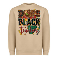 Mushroom dope black teacher Heavyweight Sweatshirt - texasbilliewilder