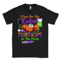 Black i care for the cutest pumpkins in the patch Classic Tee - BundleAndBundleShop