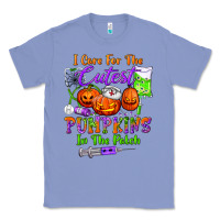 Colony Blue i care for the cutest pumpkins in the patch Classic Tee - BundleAndBundleShop