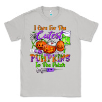 Moon Dust i care for the cutest pumpkins in the patch Classic Tee - BundleAndBundleShop